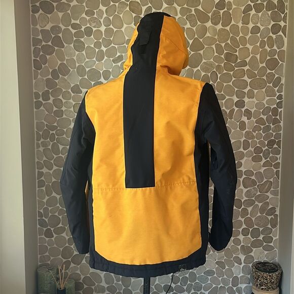 Boys quicksilver, dry flight, yellow and black ski jacket – size 10 - Picture 7 of 10